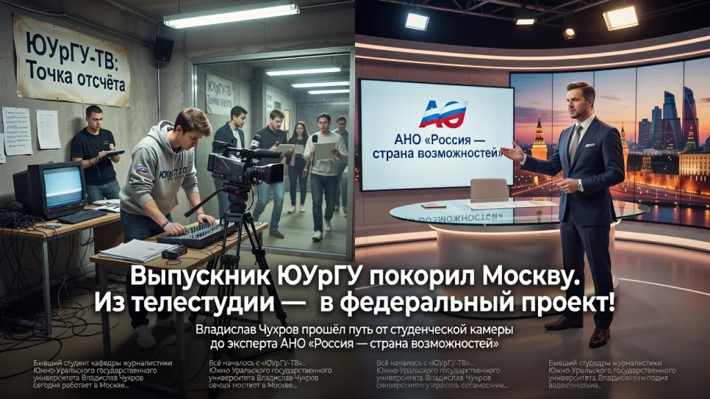 Выпускник ЮУрГУ покорил Москву. Из телестудии - в федеральный проект!